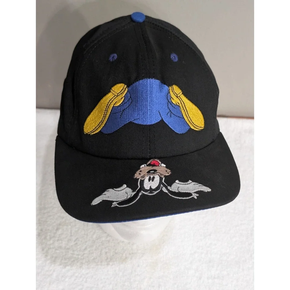 Vintage Goofy's Hat Co. Goofy Upside-down Snap Back Adjustable Made In USA 90's